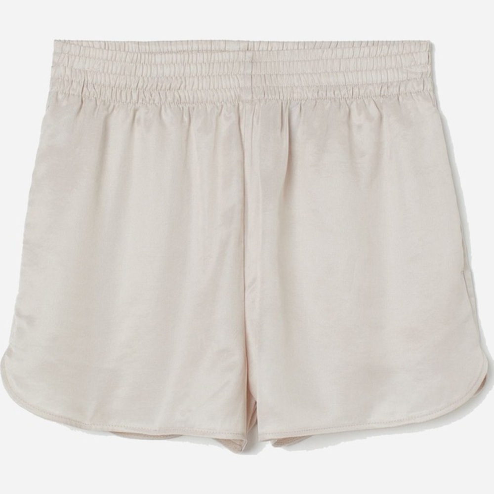 Athletic Shorts with Elastic Waistband and Flowy Design
